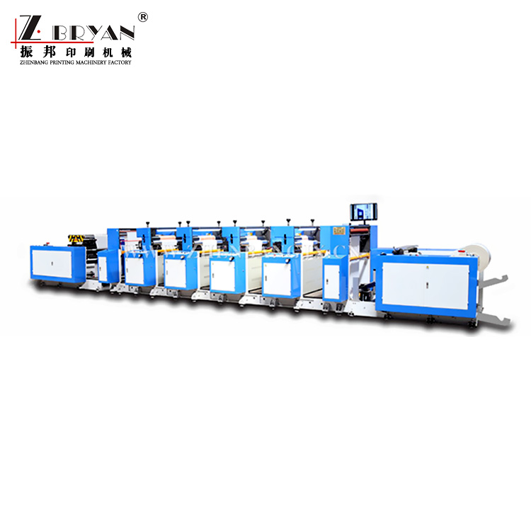 四色機組式印刷機